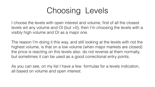 Option trading volume report